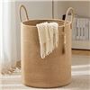 Image 1 : Lot of 1 Youdenova Jute Rope Laundry Hamper Basket/Toy Storage Basket - 58L Tall - Brand New