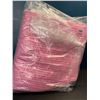 Image 3 : Lot of 1 Youdenova Jute Rope Laundry Hamper Basket/Toy Storage Basket - 58L Tall - Brand New (Pink)