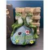 Image 2 : Lot of 1 Frog Solar Statue - Perfect for Lawns, Gardens, Pathways - 8 inch - Brand New