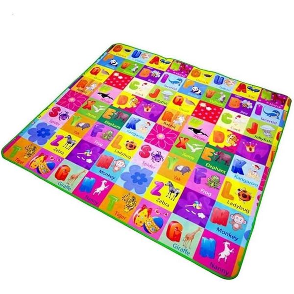 Lot of 1 Baby/Toddler Play Crawl Mat - Foam Letter/Learning Playmat - Large 78 x 70 inch Size - New