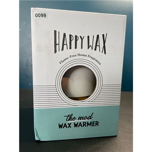 Lot of 1 HappyWax The Mod Wax Warmer - Flame-Free Home Fragrance