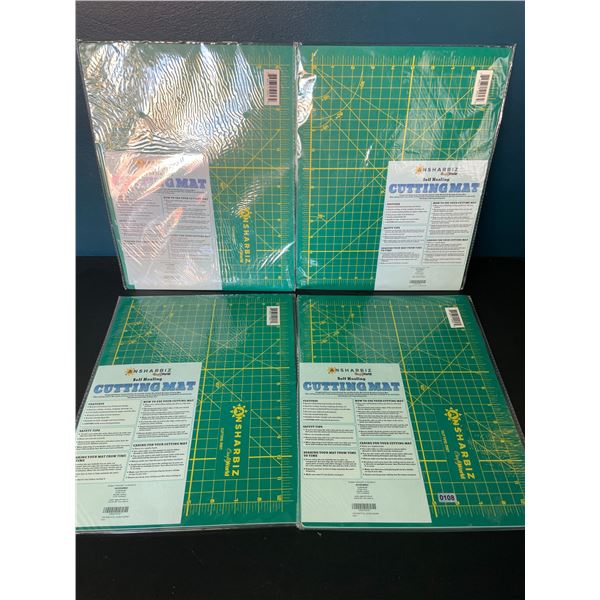 Lot of 4 CraftyWorld Self-Healing Cutting Mats - 12 x 9 inch - Brand New - Great for Arts/Crafts