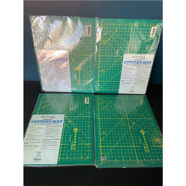Lot of 4 CraftyWorld Self-Healing Cutting Mats - 12 x 9 inch - Brand New - Great for Arts/Crafts