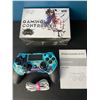 Image 1 : Lot of 1 Blue Camo Aftermarket Wireless Controller for Playstation 4 - Brand New