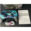 Image 2 : Lot of 1 Blue Camo Aftermarket Wireless Controller for Playstation 4 - Brand New