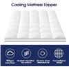 Image 4 : Lot of 1 Extra-Thick Queen-Size Mattress Pad Topper - Down Alternative Overfilled Plush Soft - NEW