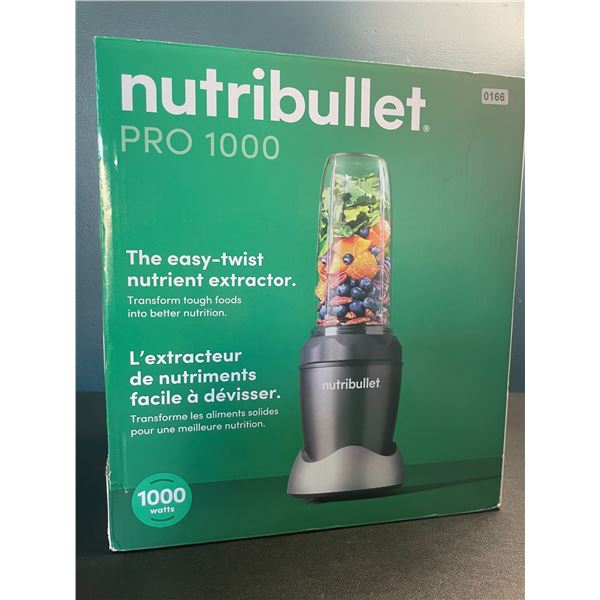 Lot of 1 Nutribullet PRO 1000 Single Serve Blender - BRAND NEW - Damaged Box (See Photo)