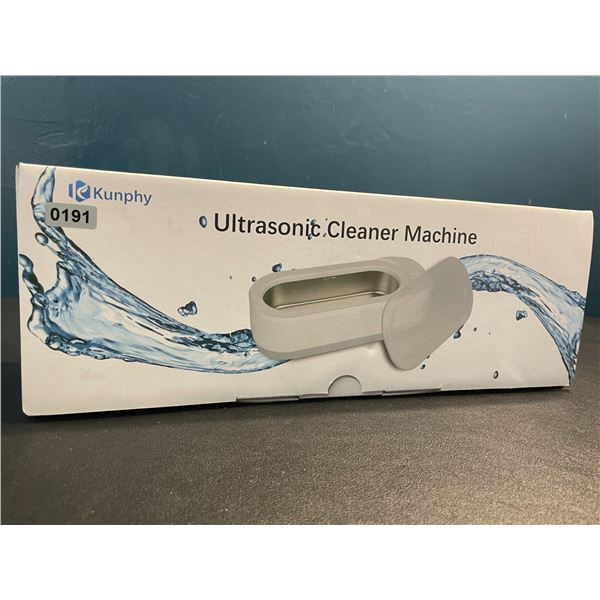 Lot of 1 Kunphy Ultrasonic Cleaner - For Jewelry, Eyeglasses, Watches, Small Electronics - New!