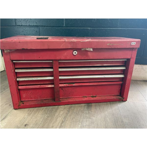 Lot of 1 Tool Box w/ Assorted Tools - Used