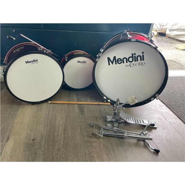 Lot of 1 3PC Mendini by Cecilio Drums - Used - As Is