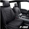 Image 1 : Lot of 1 Set of Seat Covers for Ford F-150 (2009-2025) Trucks - Waterproof Leather 5PCs Set - NEW