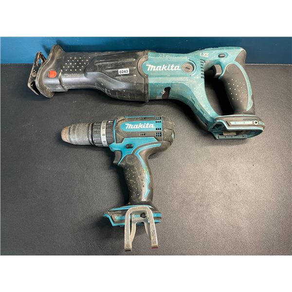 Lot of 2 Makita Power Tools - Used/As Is - No Batteries