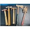 Image 1 : Lot of Assorted Hammers/Tools - Used