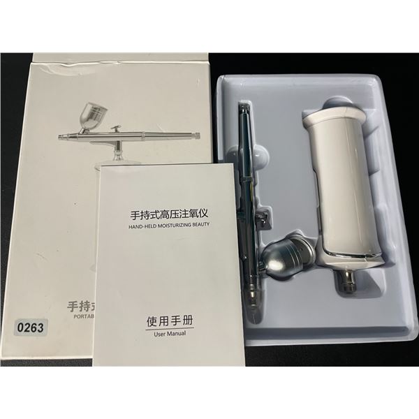 Lot of 1 Portable Water Oxygen Sprayer Airbrush Beauty Tool - for Face/Skin Deep Moisturizing - New
