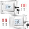 Image 1 : Lot of 2 Boxes of Gedreew Thermostat Lock Boxes w/ Combo Locks - 2 Per Box/4 Total - Brand New