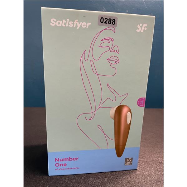 Lot of 1 Satisfyer Number One Air Pulse Stimulator/Sex Toy for Women - Brand New