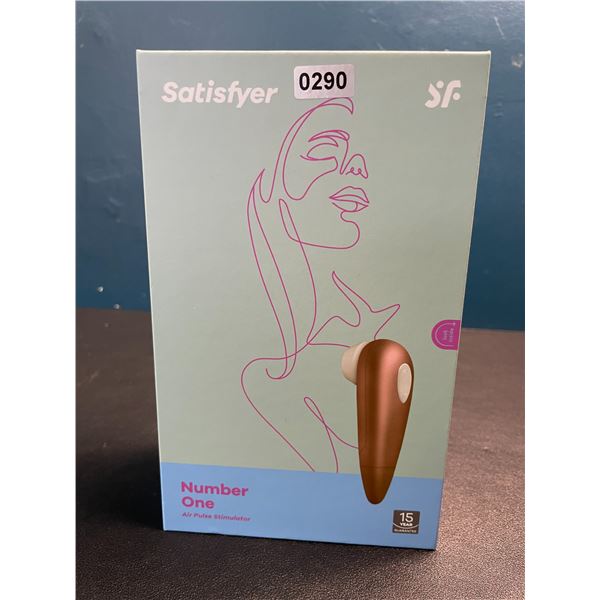 Lot of 1 Satisfyer Number One Air Pulse Stimulator/Sex Toy for Women - Brand New