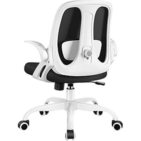 Lot of 1 Ergonomic Office Chair/Computer Desk Chair w/ Flip Arms, Swivel, Adjustable Height - NEW