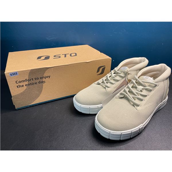 Lot of 1 Pair of STQ Beige Women's Sneakers - Size 9 - New In Box w/ Tags