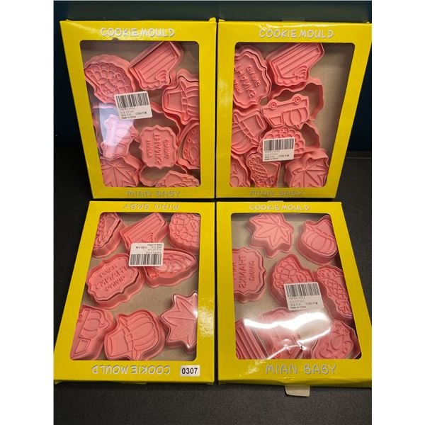Lot of 4 Boxes of Cookie Cutters - Brand New