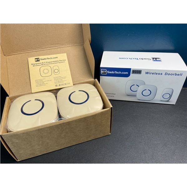 Lot of 1 SadoTech Wireless Multi-Unit Doorbell System - Brand New