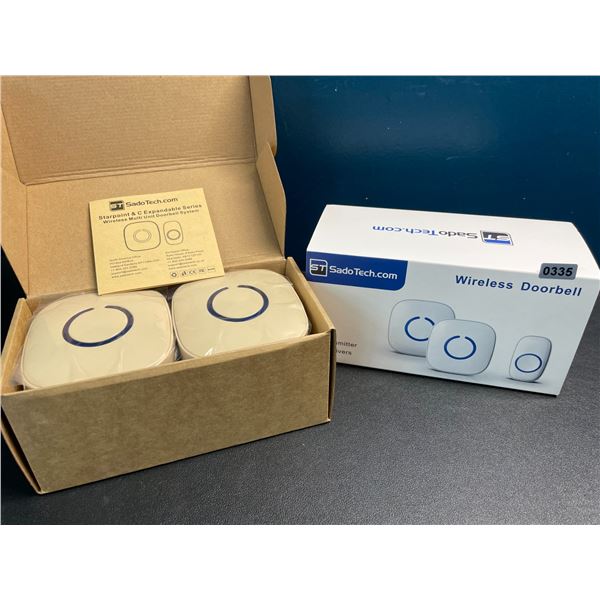 Lot of 1 SadoTech Wireless Multi-Unit Doorbell System - Brand New