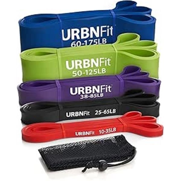 Lot of 2 URBNFit Pull-Up Band Kits - Resistance Exercise Bands for Fitness - Brand New!