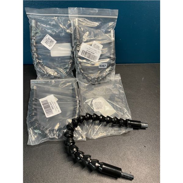 Lot of 4 Flex Shaft Screwdriver Extensions - Brand New