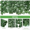 Image 3 : Lot of 1 Roll of Artificial Ivy Privacy Fence Screen - 240" x 40" - Faux Leaves/Privacy Fence - NEW
