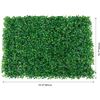 Image 2 : Lot of 1 Box of Artilife 24-Pack Artificial Boxwood Panels - Greenery Mats/Plant Panels - NEW!