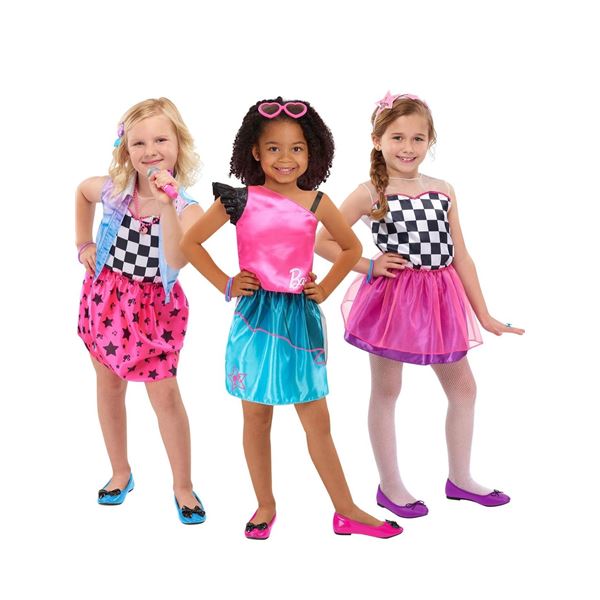 Lot of 2 Girls Barbie Dress Up Trunks - Ages 3+ 4-6X - NEW