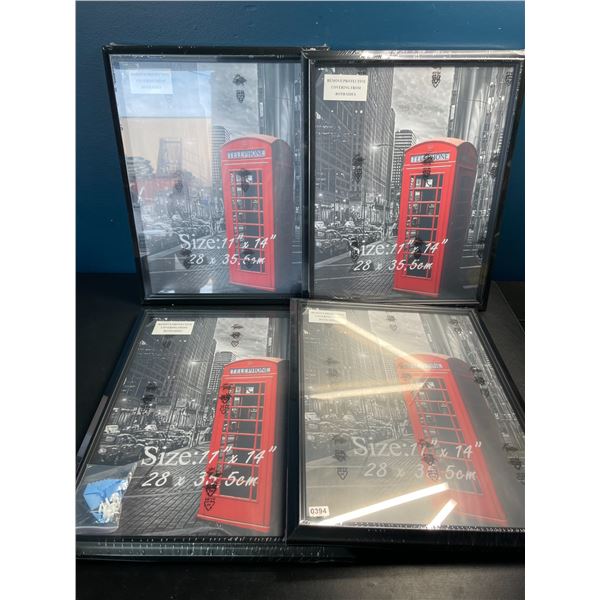 Lot of 4 Photo Frames - 11 x 14 inch - Brand New