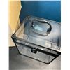 Image 3 : Lot of 2 Clear Makeup/Cosmetic Storage Boxes - Black/Clear Design - Brand New
