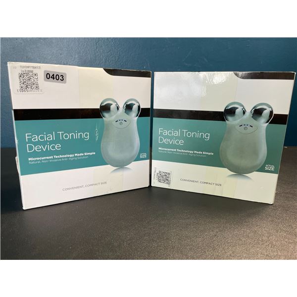 Lot of 2 Facial Toning Devices/Non-Invasive Anti-Aging Skin Care Devices - Brand New
