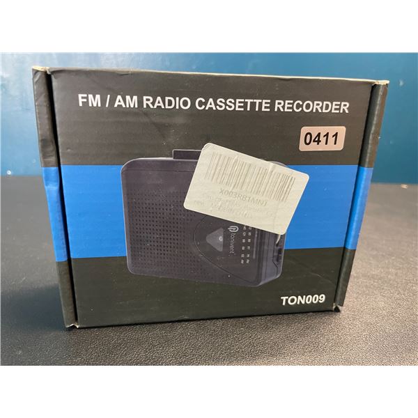 Lot of 1 FM/AM Radio Cassette Recorder - Brand New