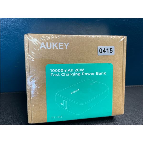Lot of 1 Aukey 10,000mAh Fast Charging Power Bank - New Sealed