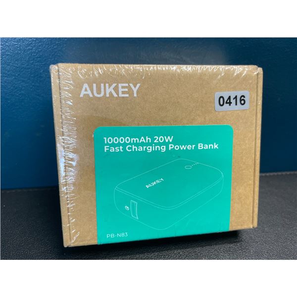 Lot of 1 Aukey 10,000mAh Fast Charging Power Bank - New Sealed