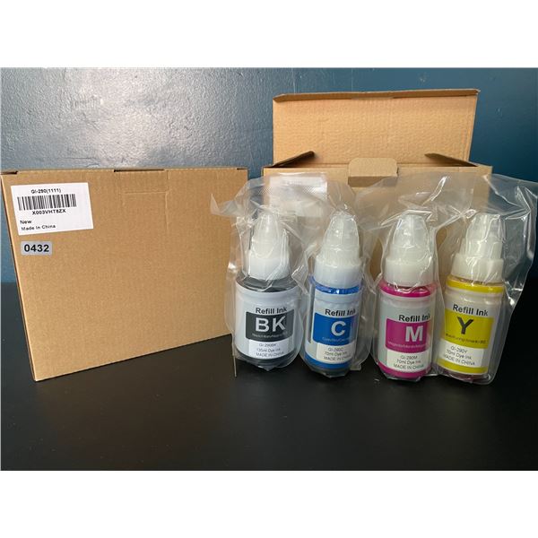 Lot of 2 Boxes of Refill Ink Bottles for Canon Printers - (See Description) - Brand New