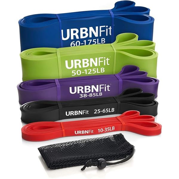 Lot of 2 URBNFit Pull-Up Band Kits - Resistance Exercise Bands for Fitness - Brand New!