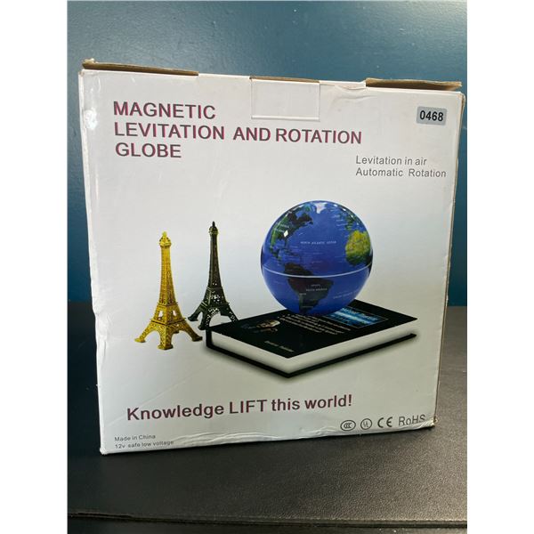 Lot of 1 Electro Magnetic Levitating and Rotating Globe Table Lamp - Brand New!