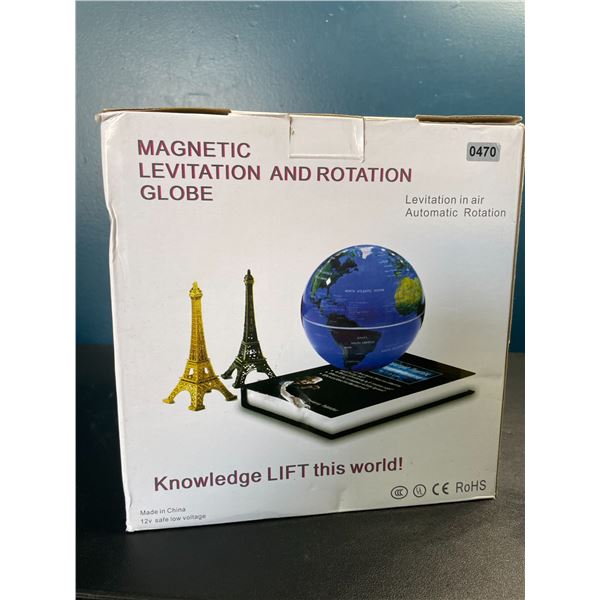 Lot of 1 Electro Magnetic Levitating and Rotating Globe Table Lamp - Brand New!