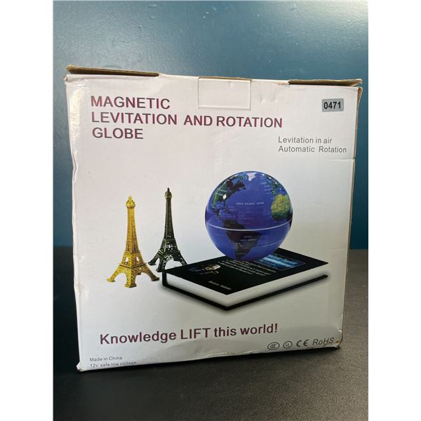 Lot of 1 Electro Magnetic Levitating and Rotating Globe Table Lamp - Brand New!