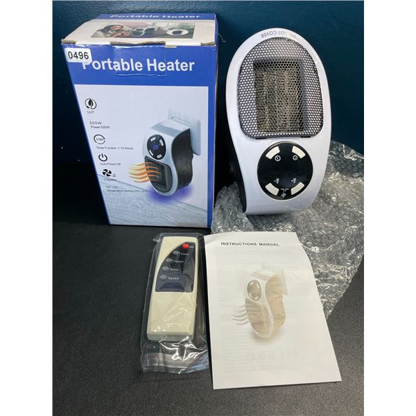 Lot of 1 Portable Plug-In 500W Personal Space Heater - Brand New!