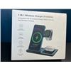 Image 2 : Lot of 2 Fast 3-in-1 Wireless Chargers - Charge Phone, Watch, and Airpods All at Once - New