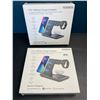 Image 1 : Lot of 2 Fast 3-in-1 Wireless Chargers - Charge Phone, Watch, and Airpods All at Once - New