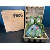 Image 1 : Lot of 1 Frog Solar Statue - Perfect for Lawns, Gardens, Pathways - 8 inch - Brand New