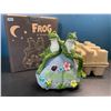 Image 1 : Lot of 1 Frog Solar Statue - Perfect for Lawns, Gardens, Pathways - 8 inch - Brand New