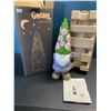 Image 1 : Lot of 1 Solar Gnome Statue - 11 inch - Brand New