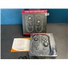 Image 2 : Lot of 1 Set of Joycons for Nintendo Switch - Black Marble Design - Brand New!
