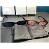 Image 2 : Lot of 4 Boxes of Sunglasses - 2 Each/8 Total - Black + Leopard Print - Brand New